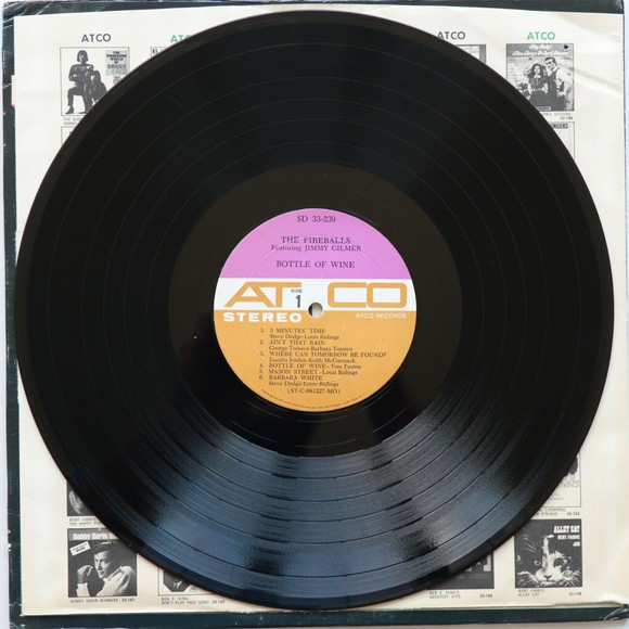 The Fireballs Featuring Jimmy Gilmer – Bottle Of Wine - 12" Vinyl LP (SD 33-239) - Picture 7 of 11